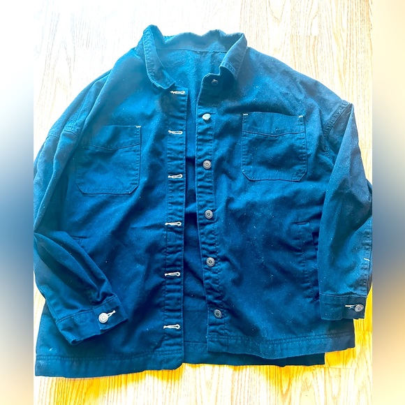 New black jean jacket sz XXL - Picture 2 of 3